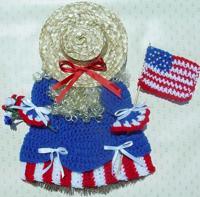 4th of July Broom Doll