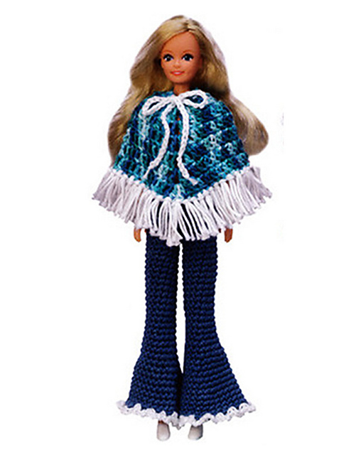 Poncho & Bell Bottoms for a Fashion Doll