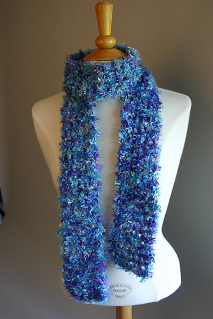 Blue Fashion Flair Scarf