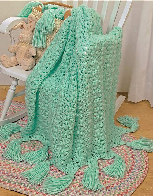 Pineapple Stitch Ripple Afghan - PB220