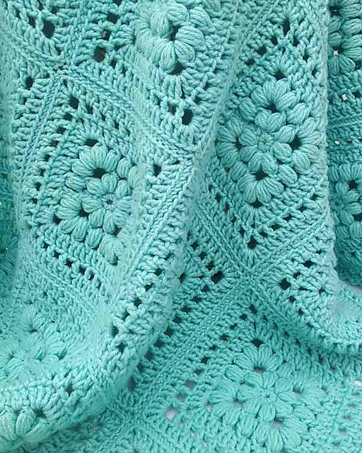 Baby Puff Square Afghan - PA773