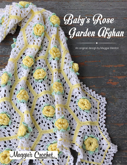 Baby Rose Garden Afghan - PA774