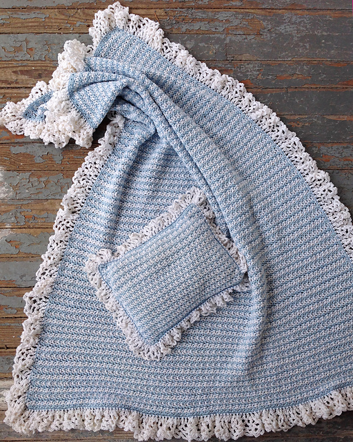 Lullaby Afghan and Pillow - PA743