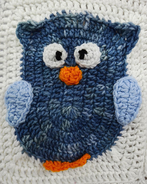 Owl Afghan & Pillow Set - PB123