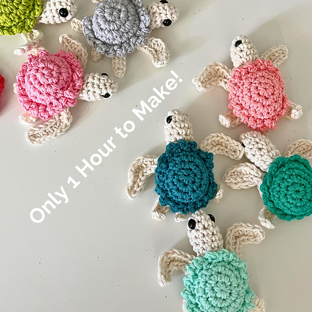 Ravelry: Sea Turtle Crochet Pattern Easy Beginner pattern by Maggie Weldon