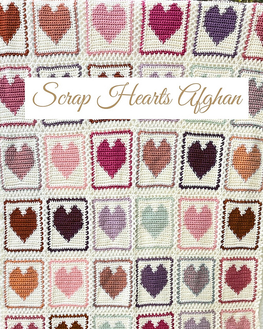 Scrap Hearts Afghan