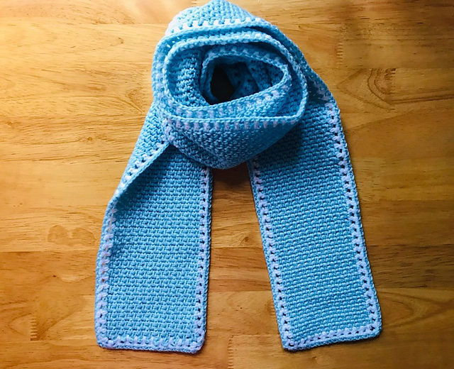 Ravelry Baby Boy Scarf pattern by Hang Nguyen