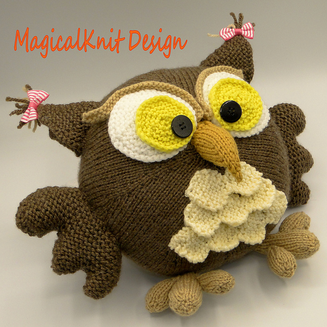Ravelry: Ollie magicalknit owl pattern by Cristina Tonarelli