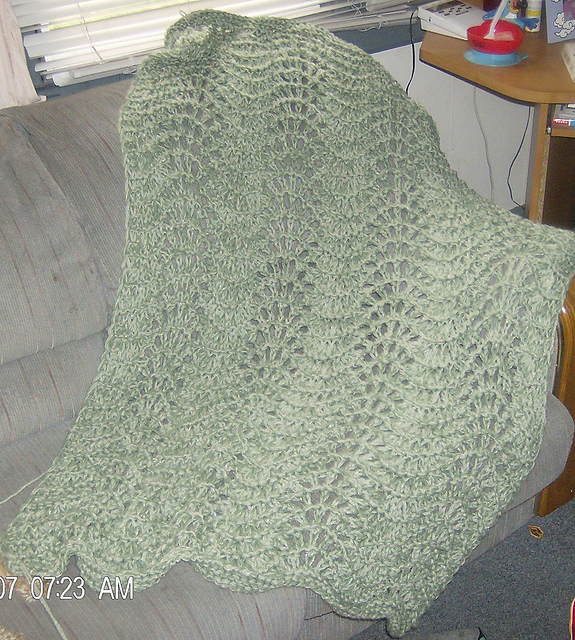 Butterfly Wings Quick Knit Throw