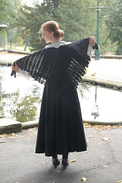 Crocheted Shetland Shawl