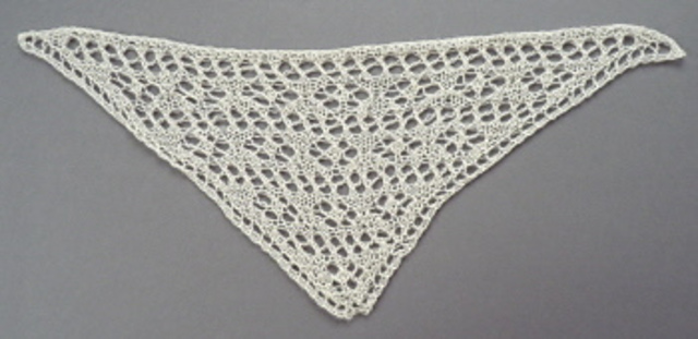 Tip Up Triangular Shawl