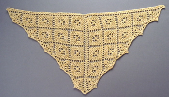 Two Tip-Up Triangles Shawl