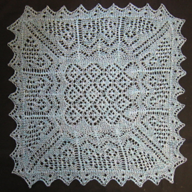 Shetland "Inside Out" Shawl