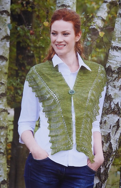 Cobweb Crescent Shawl