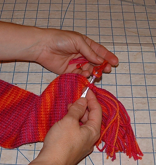 Reversible Seamless Scarf