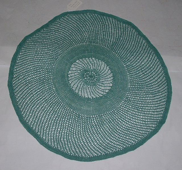 Double Double Trellis Shawl