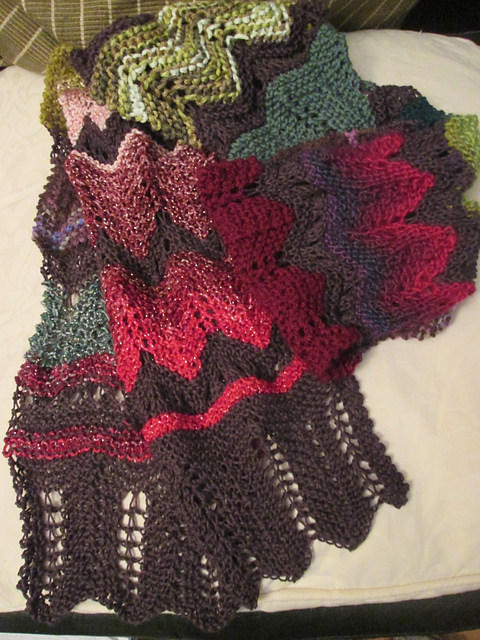 Stash Busting Chevron Scarf