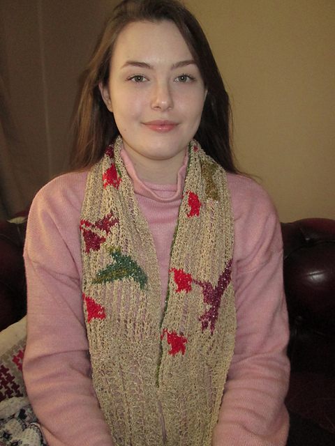 Hummingbird Scarf