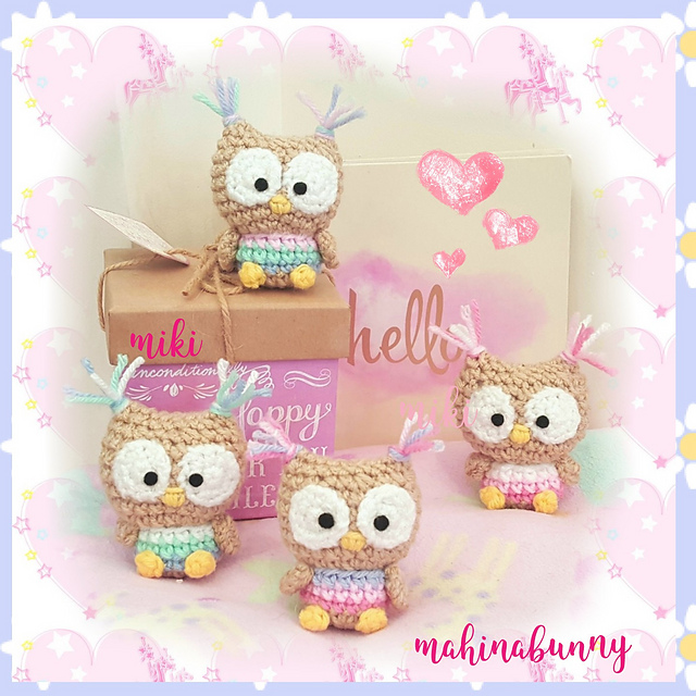 Cute and Kawaii Owl amigurumi
