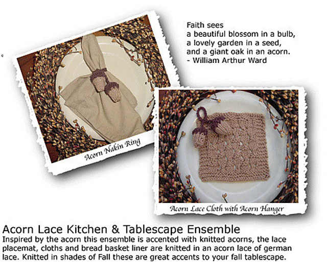 Acorn Lace Tablescape