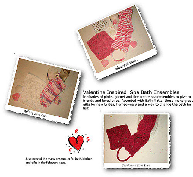 Valentine Inspired Spa Ensembles