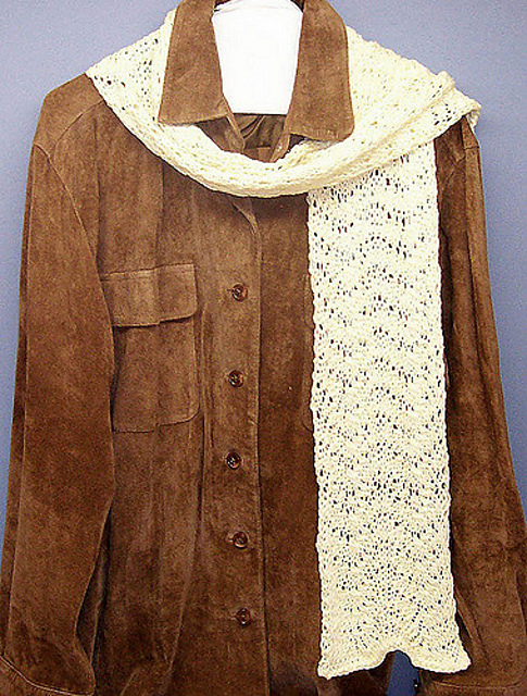 Wrap Arounds: Ripple Lace Scarf