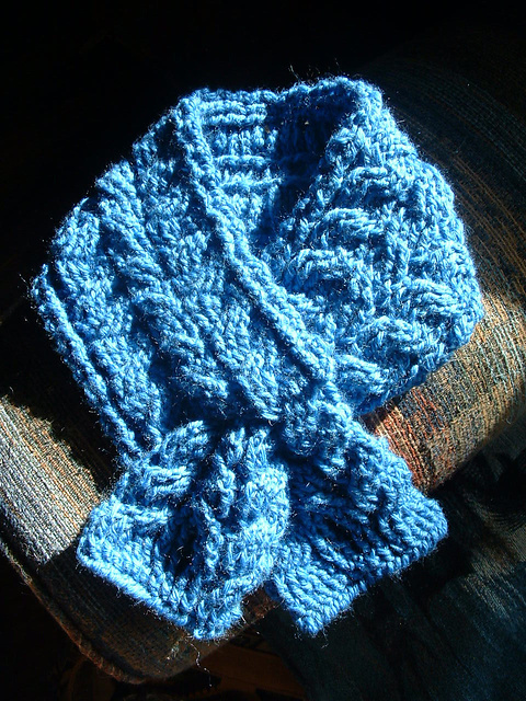 Crochet Cable Neck Wrap