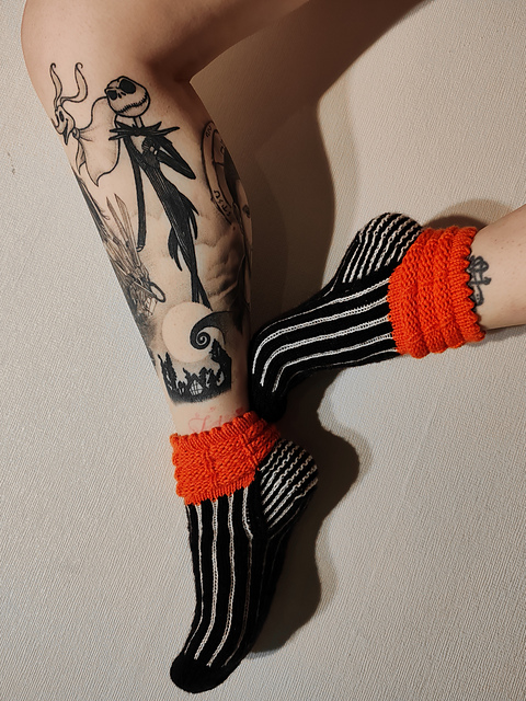 Pumpkin Queen socks