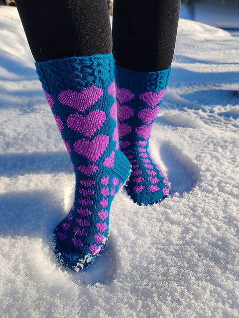 Moon Love socks