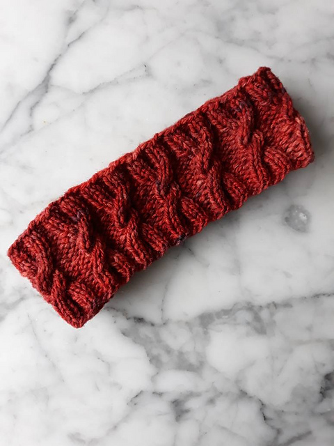 Aran Cable Headband Neckwarmer