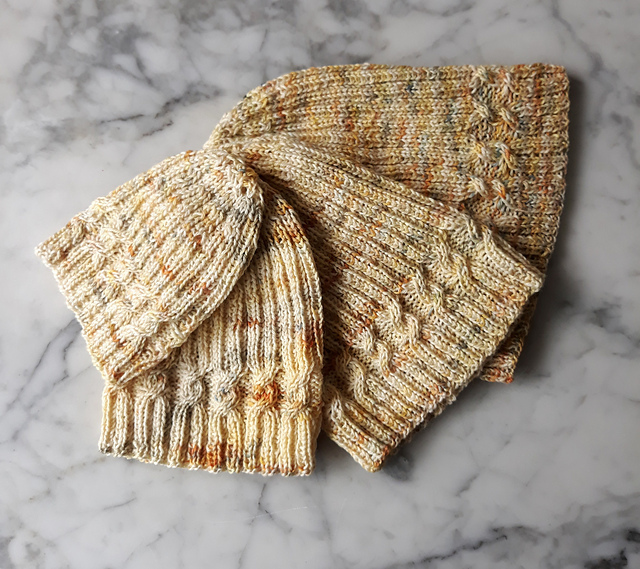 Simple Cable Sock Beanie