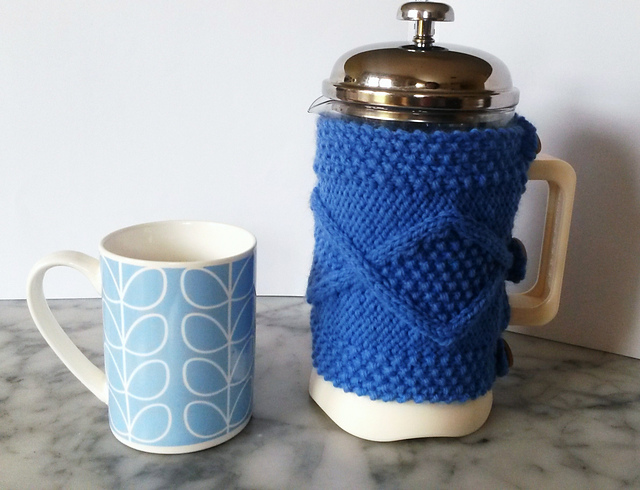 Aran Diamond Cafetiere/French Press Cosy