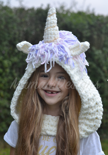 Unicorn Child's Hood Snoodie