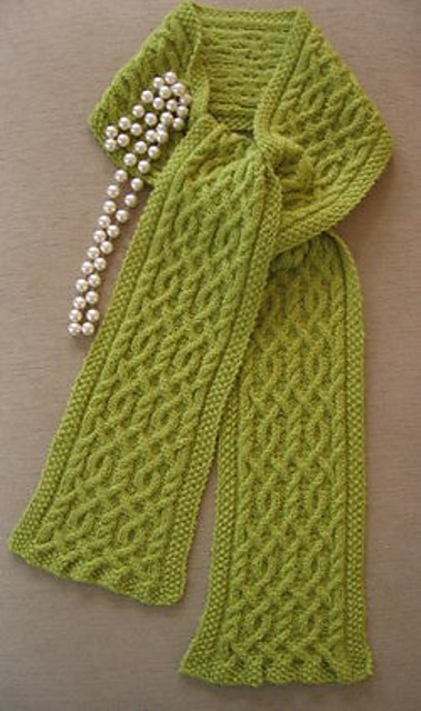 Persephone Cable Scarf