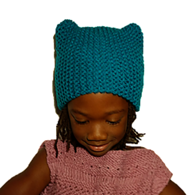 Super EASY toddler knit hat