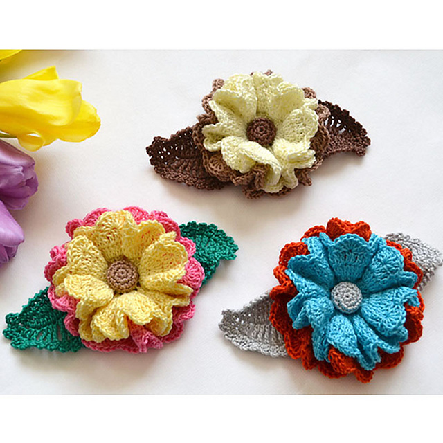 Flower Applique/Brooch