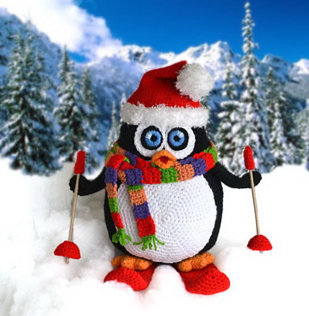 Skiing Penguin