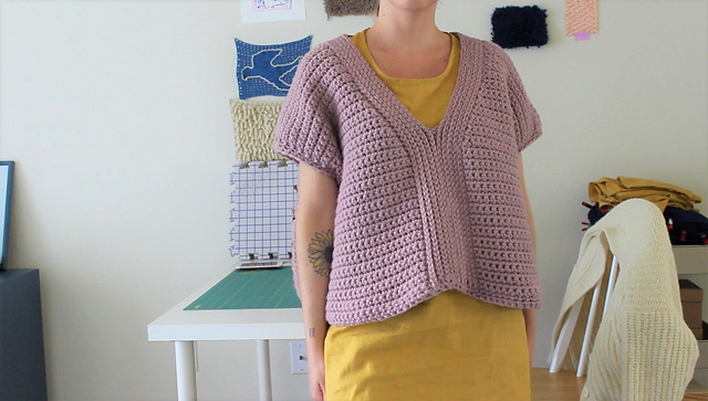 Simple Sleeveless Sweater