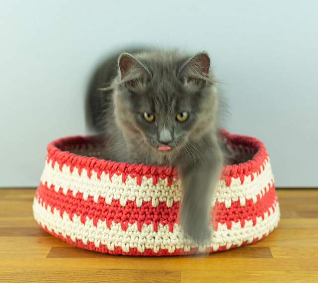 Spike Stitch Basket