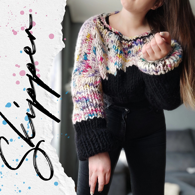 "Skipper" Knit Painted