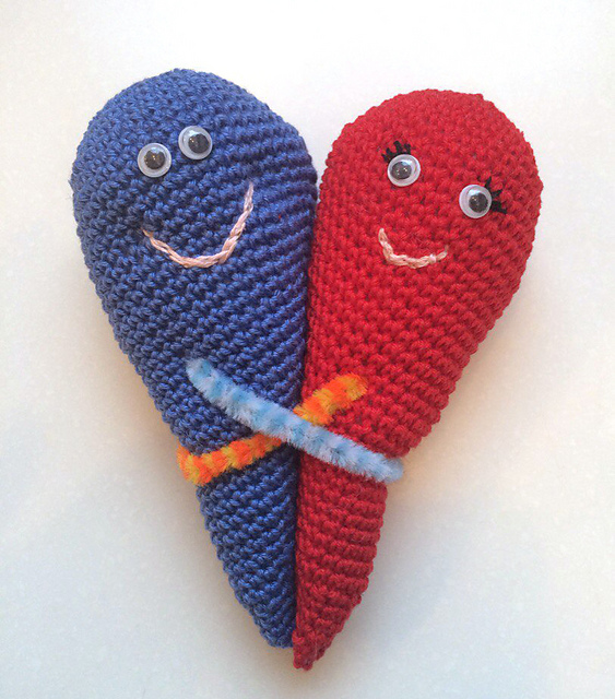 Valentine's Day. Embracing Heart