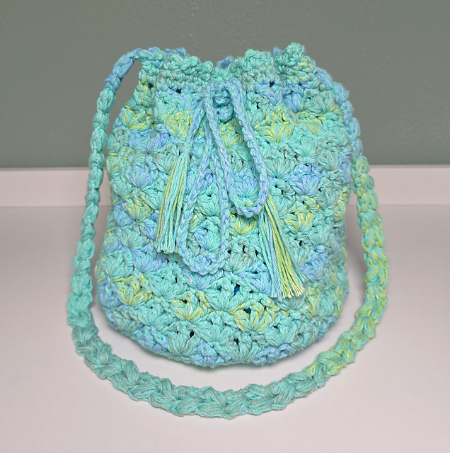 Blooming Lotus Bucket Bag