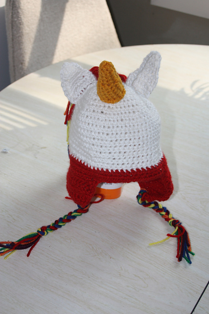Unicorn Earflap Hat