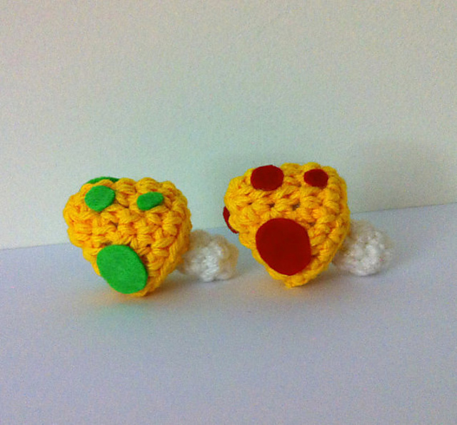 NES Amigurumi Mushrooms