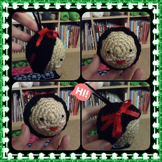 Amigurumi Princess Ornament