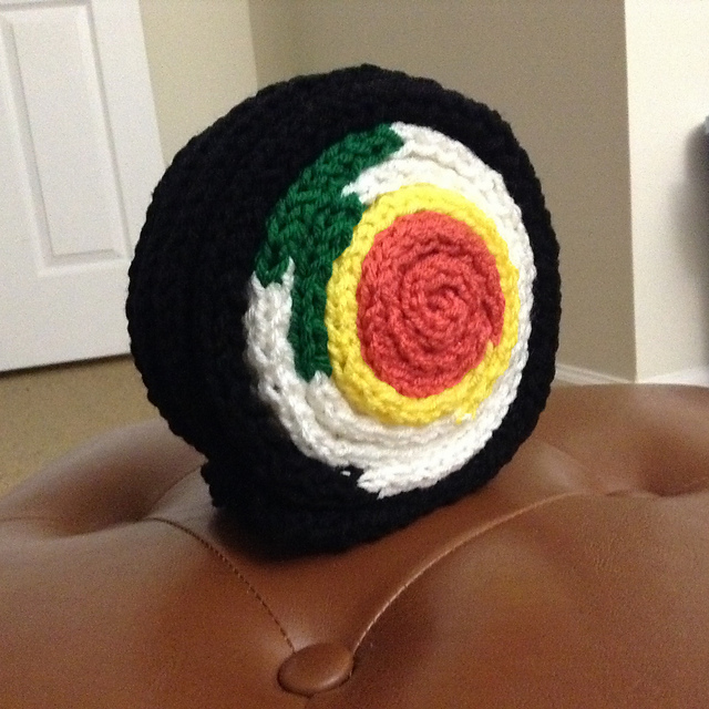 Ribbed Sushi Scarf
