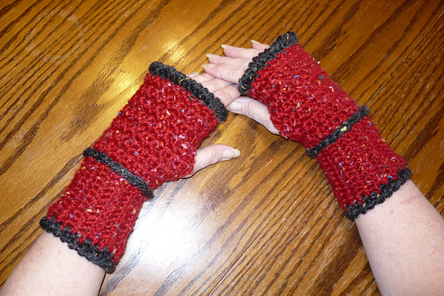 Mama Jo's Crocheted Wrist Warmers
