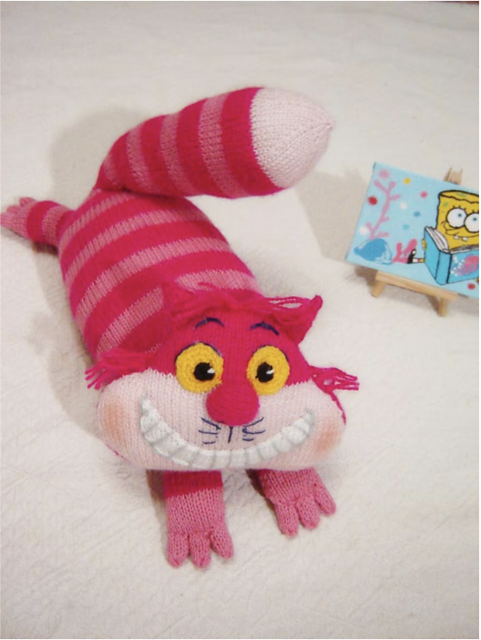 Knitted Сheshire cat