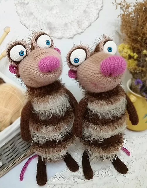 Knitted Opossums