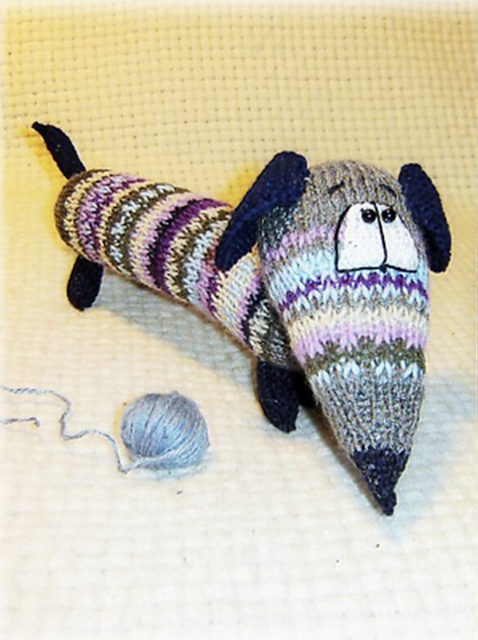 Knitted Dog Dachshund